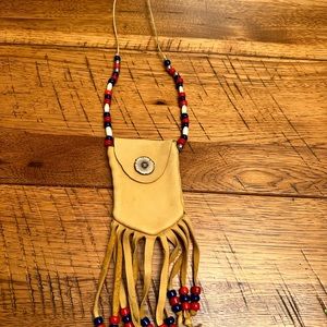 Genuine Native American Medicine Leather Pouch